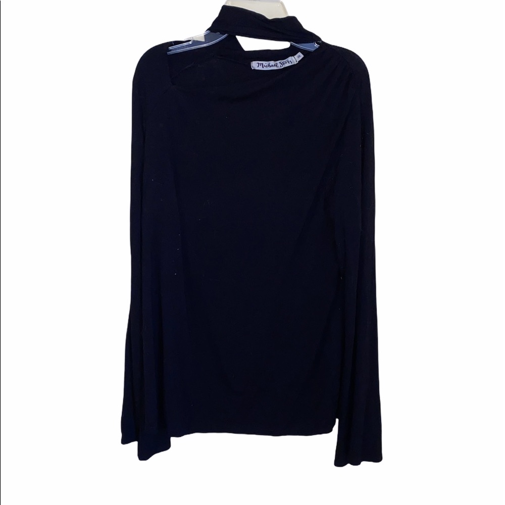 Michael Stars Choker Asymmetrical neck tee